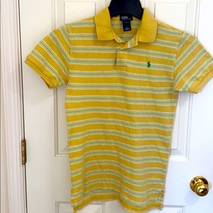 Ralph Lauren Polo Boys Yellow striped shirt